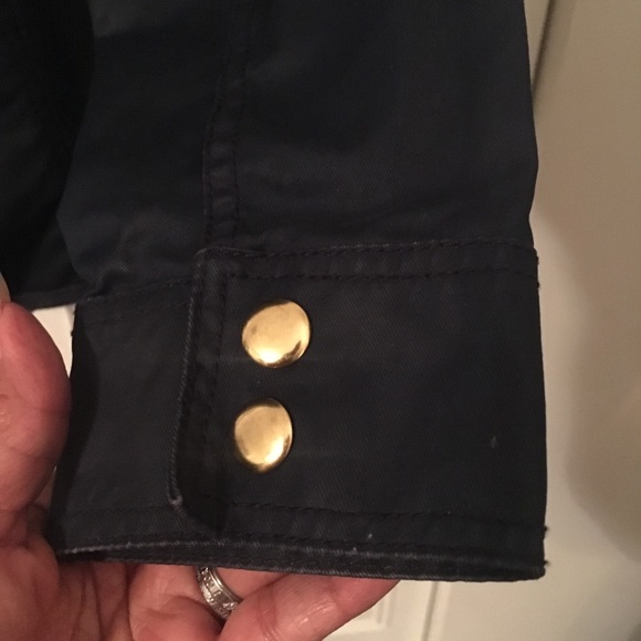 J. Crew blue utility zip up jacket - Picture 8 of 8